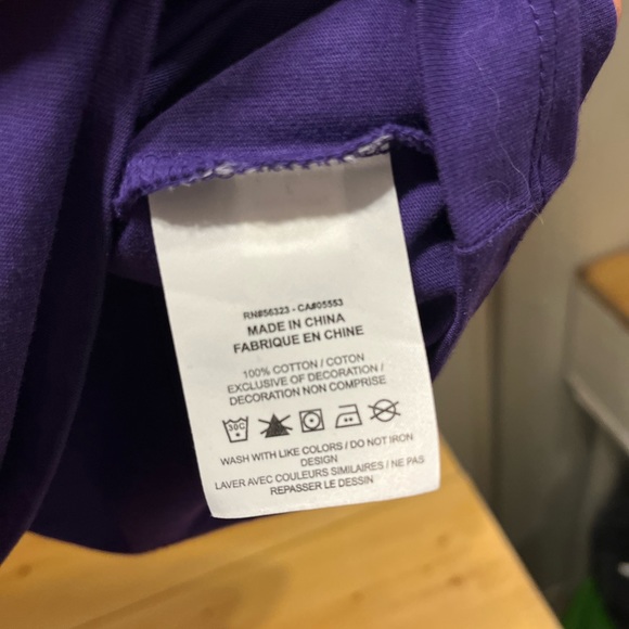 Nike Air Long Sleeve purple with 90’s detailing, 💯 cotton, great condition LG - Picture 10 of 13